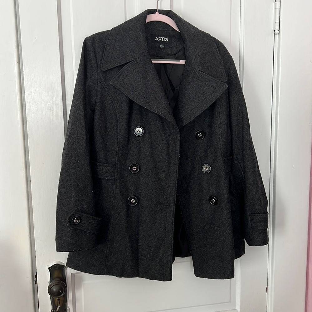 Apt. 9 Black Fancy Coat